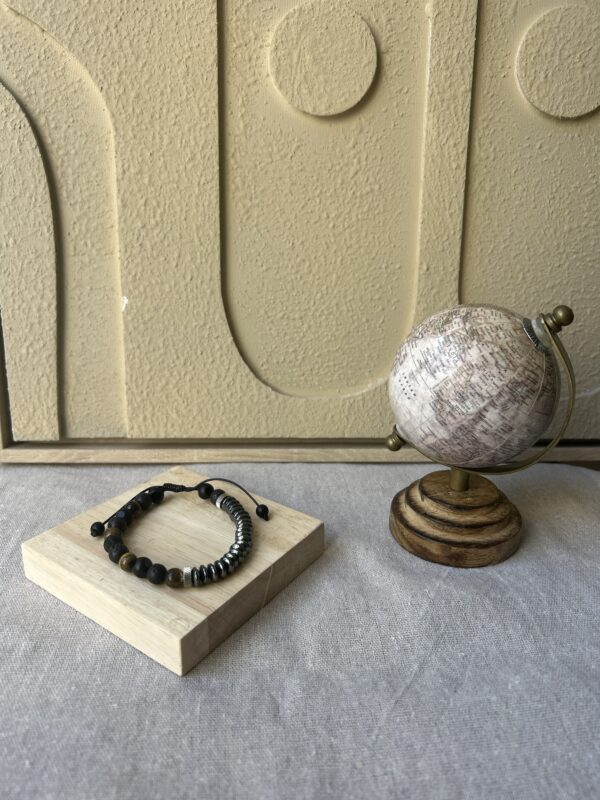 Bracelet rond pierres naturelles – Image 4