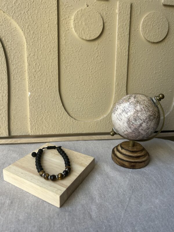 Bracelet rond pierres naturelles – Image 2