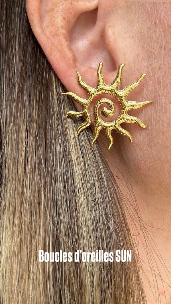 Boucles d’oreilles SUN