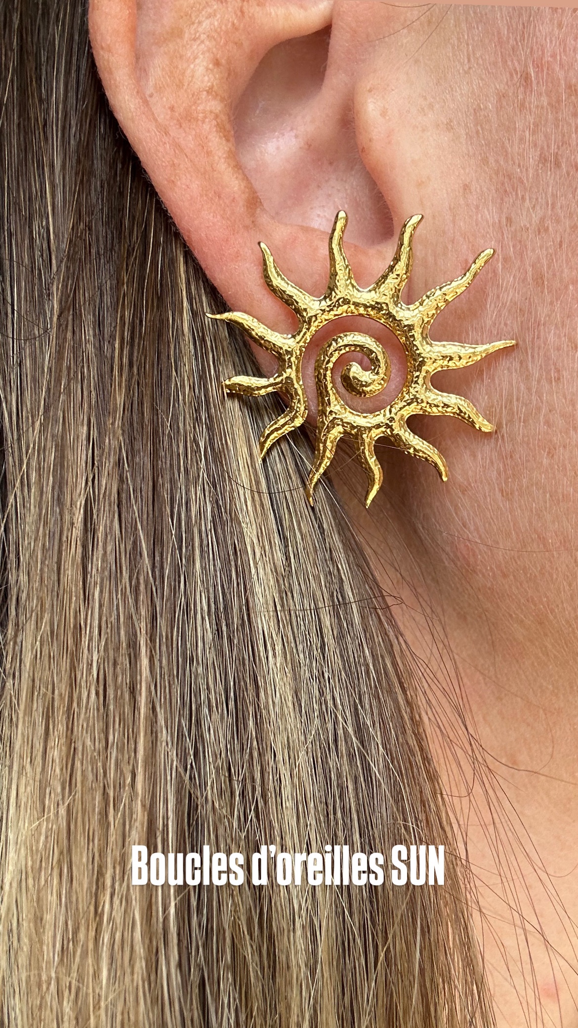 Boucles d’oreilles SUN